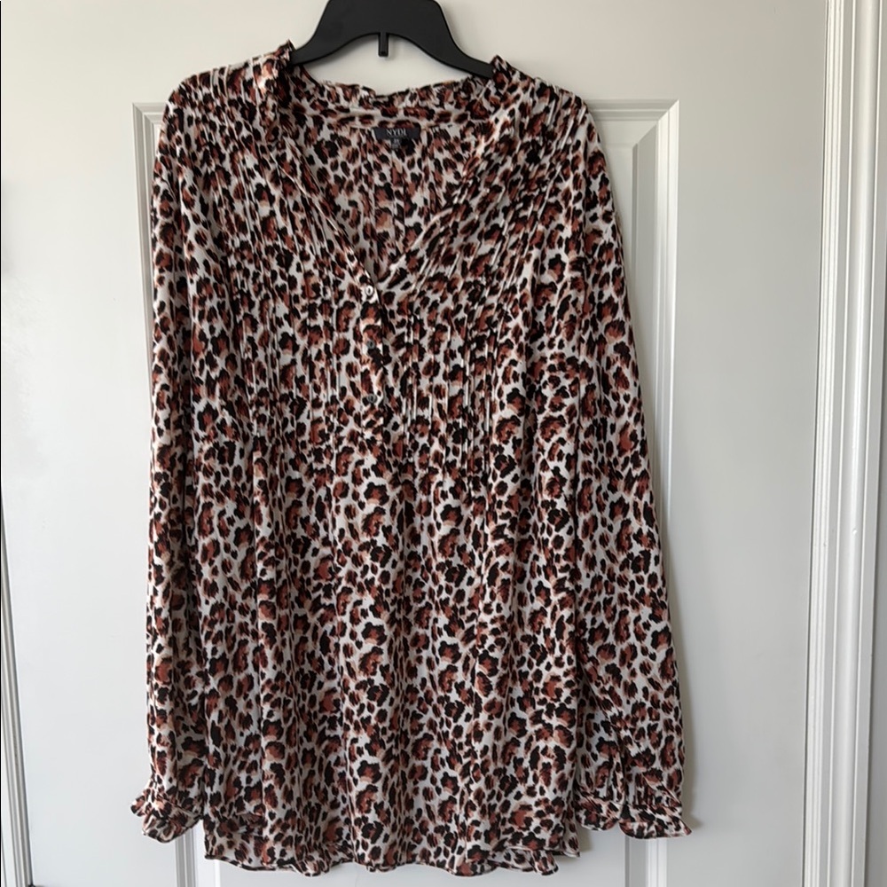 Leopard Print Women's Top
